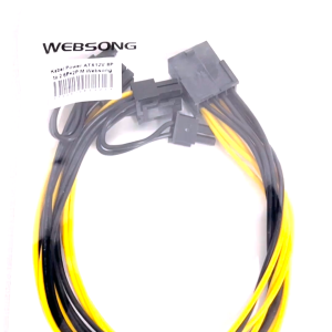 Kabel Power ATX12V 8pin to 2x 6P+2P GPU Graphic Card Websong