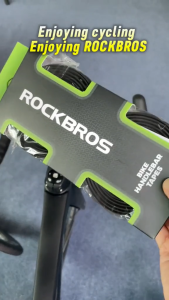 (SUPER GRIPPY) WJS 2 in 1 ROCKBROS Bicycle Handlebar Wrap Tape With Adhesive and Bar Block PU EVA Thick Soft Breathable MTB Bicycle Grip Cycling Accessories Anti Slip Bike Grip Tape Comfortable Wrap Tape Pelekat Handle Bar Basikal 车把包裹 [FREE RM50 VOUCHER]