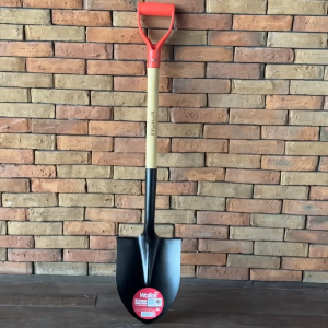 WF Shovel for Gardening and Digging with LONG-Handle (Pala) Hardwood 150cm