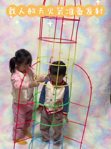 Childrens straw building block toy assembly water pipe 3 to 6 years old educational boys and girls kindergarten toy gift