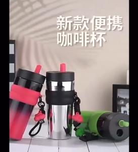 STV Tumbler Stainless SUS 316 Gradasi 710ml Free Sedotan + Gantungan Boneka Labubu + Tutup Sedotan Tahan Panas Dingin Insulated Water Bottle BROCOLI