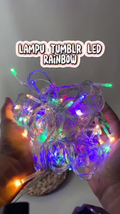 LAMPU HIAS TUMBLR 7 WARNA WARNI ACARA DEKORASI RUMAH CAFE KANTOR NATAL TAHUN BARU AGUSTUSAN