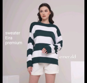 SWEATER RAJUT EIRA/FLORER LENGAN PANJANG OVERSIZE WANITA TERBARU VIRAL/ ATASAN WANITA KOREAN STYLE