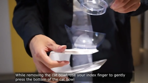 Pet Bowl Double Spine Protection Pet Bowl Mangkok Makan Anjing Kucing