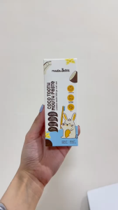 Master rabbit coco tooth mouth paster มาสเตอร์แรบบิท โคโค่ ทูท เมาท์ เพส ขนาดกรัม ยาสีฟัน สำหรับเด็ก  เดือนขึ้นไป