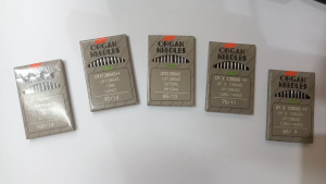Jarum Overdeck ORGAN NEEDLES UY X 128 Original Berbagai Ukuran