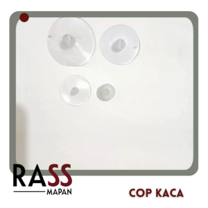 Karet Ambalan Cop Kaca Tipis Cantolan Bulat Kaca 3 4 5 cm