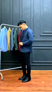 Kemeja Pria Polos Lengan Panjang Casual Formal Kerja Katun SlimFit Distro Premium