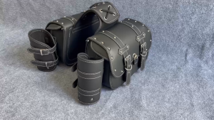 Cặp Túi Da Treo Hông Xe Motor Xe Máy Có Khoá 30cm