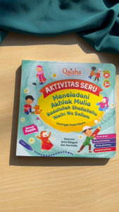 Boardbook Wipe and Clean: Aktivitas Seru Meneladani Akhlak Mulia Rasulullah SAW | Qaisha