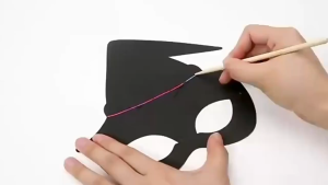 Mainan Anak Melukis Topeng Magic Warna Warni Scratch Note