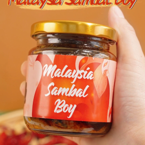 Malaysia Sambal Boy Chili Sauce 180g Authentic Handmade Sambal Spicy and Flavorful No Preservatives