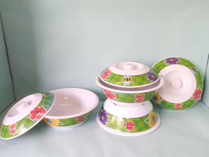 Mangkok tutup Bulat Melamin 3100T / RC Rong Chen / Melamine