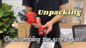 MANSOON cordless electric saw 2 batteries cordless reciprocating saw wood cutter chainsaw