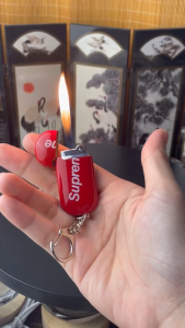 HCM Bật Lửa Xài Gas Hình Thỏi Supreme Mini (Chọn Màu)