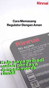 Rinnai Paket Selang Gas dan Regulator - RG622MS - FREE ONGKIR Jabodetabek