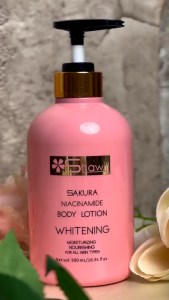 Shawill niacinamide body lotion sakura blossom care whitening lotion cherry extract moisturizing