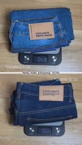 Quần Jeans Nam ống suông dáng straight siêu nhẹ mềm mại thoải mái Quần bò mặc đi chơi dạo phố Coolmate