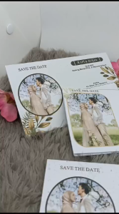 50 PCS Undangan Pernikahan Lipat A UDL