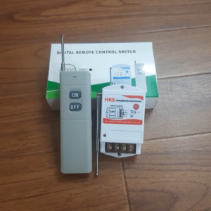 Bộ công tắc điều khiển từ xa máy bơm nước 220v 40A HKS 3000m bộ điều khiển điện từ xa rf