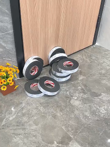 Pintu Door Foam Sponge Rubber Seal/Black Foam Sealant Strip Foam Single-Sided Tape Shockproof