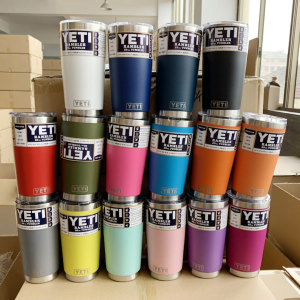 สินค้าส่งจากไทย กระติกน้ำ20oz แก้วน้ำ20oz/600ml แก้วเก็บความเย็น-ร้อนได้6-24ชม สีพื้นแบบหนางานดี มีพร้อมฝาไห้ ถ้วยแก้วสแตนเลส304 #YT 30oz