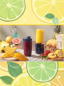 เครื่องคั้นน้ำผลไม้ Panasonic แบบพกพาหลายฟังก์ชั่น พร้อมใบมีดสแตนเลส 6 ใบ ทำความสะอาดง่าย ใช้ได้ทั้งที่บ้านและนอกบ้าน สำหรับผลไม้เขตร้อน ใช้งานได้ทุกที่ ขนาดเล็กสะดวกและง่ายต่อการพกพา Juice Blender Juicer