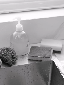 Kitchen Faucet Sink Drain Rack Sponge Holder With Drainer Bathroom Shampoo Soap Storage Shelf Toilet 厨房沥水架 抹布海绵置物架