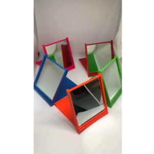 Combo 3 Gương trang điểm bỏ túi soi mặt hình vuông xếp(8x7cm)
