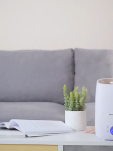 ONEHOME 4L Air Humidifier Purifier Diffuser Home Mist Maker Aroma Diffuser Essential Smart Touch Control Air Diffuser Fragrance Machine Humidifier Bedroom Household Home Living Toilet Deodorant Fresh Air dottera essential Oil