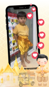 TH25 ชุดพี่หมื่นเด็ก ชุดไทยเด็ก ชุดไทย
