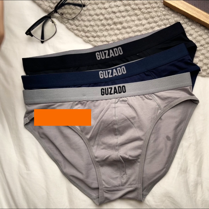 [TẶNG 01 ĐÔI TẤT] COMBO 2 Quần lót nam Brief Chất thun cotton thoáng ...