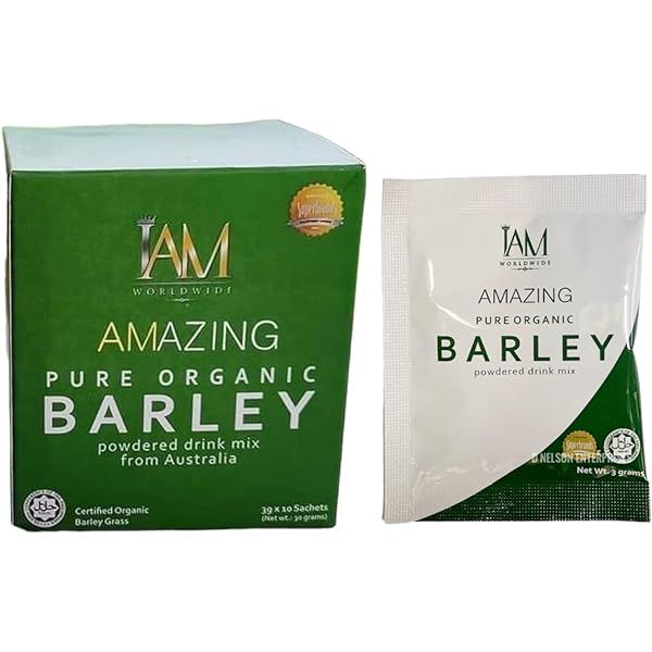 IAM Worldwide Amazing Pure Organic Barley Powdered Drink Mix from