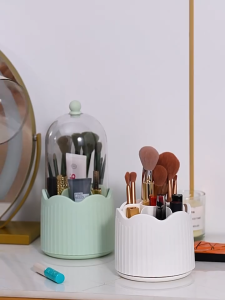 Romantika 360 ROTATING HOLDER Nordic Style Pencil Makeup brush Lipstick Storage Cutlery Container Holder Office Desk Accessories