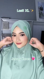 TERBARU HIJAB KHIMAR LESTI L & XL / HIJAB FRENCH KHIMAR BAHAN JERSEY KOREA