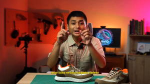 Sepatu Pria Dewasa Sneakers dengan Ujung Besi Lavio Hugo