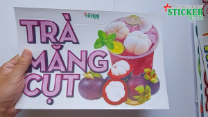 🔥 MIẾNG DÁN TRÀ MĂNG CỤT.. 🔥 DÁN TƯỜNG XE CỬA KÍNH... CHO QUÁN NƯỚC