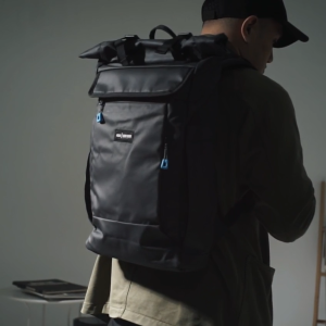Eibe backpack waterproof tas rangsel pria anti air warna hitam