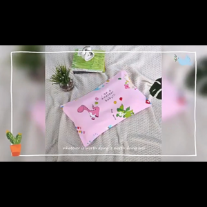 Baby Pillow with Pillowcase Set 30X50CM Soft Cotton Cartoon Pattern Pillow for Kids Unan for Baby