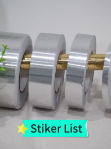 Stiker List Motif Mirror Gold 50Meter Perekat Diri Tahan Air