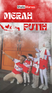 Sarimbit Keluarga SHAFAMARWA 103 MERAH AGUSTUSAN - Baju Agustusan Couple Keluarga Merdeka - Kapelan Keluarga Merah Putih