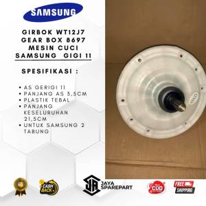 GIRBOK WT12J7 GEAR BOX 8697 MESIN CUCI SAMSUNG GIGI 11 | Alat Mesin Cuci Gearbok