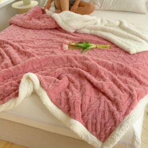Wool blanket(200cmX220cm) large size high quality low price keep warm soft skin friendly good sleep blanket super soft fluffy