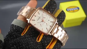 Paket Box Exclusive + Paperbag + Kartu / Jam Tangan FOS Persegi VA-851OA / Jam Tangan Fashion Wanita Tali Rantai Diameter 36 cm