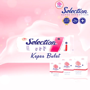 SELECTION Kapas Kecantikan Spesial Tipis 60s 175s || Facial Cotton Pembersih Make Up || Pembersih Wajah Selection SPC Tipis