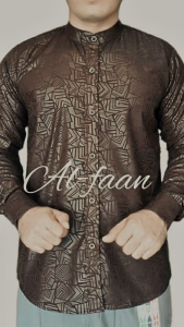 Baju Koko Sultan Terbaru 2024 & Kemeja Pria Premium Kancing Lengan Manset Panjang Embos Warna