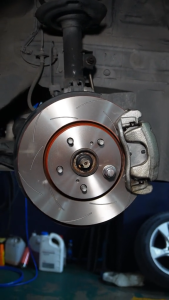 TRW XPS จานเบรคแต่ง Toyota Revo Pre-Runner 4x4 (319mm 6 รู)