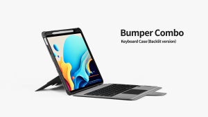 Nillkin Bumper Combo Detachable Keyboard Case Armor Full Protection for Samsung Galaxy Tab S7 / Tab S8 / Tab S8 5G / Galaxy Tab S9 / Galaxy Tab S9+ / Galaxy Tab S9 FE+ / Galaxy Tab S10 FE
