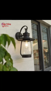 Đèn treo tường ngoài trời gắn tường trang trí ốp cổng hành lang 220V VNT109 Ngọc Thắng