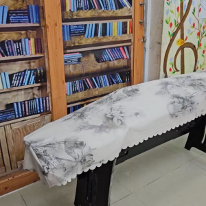 Khăn Phủ Đàn Guzheng Họa Tiết Hoa Sen Thủy Mạc